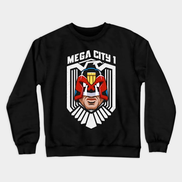 Mega city One justice badge Crewneck Sweatshirt by Playground